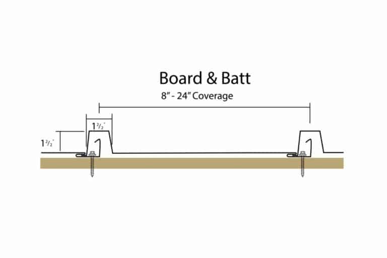 board and batt metal panel type with color options in colorado city co