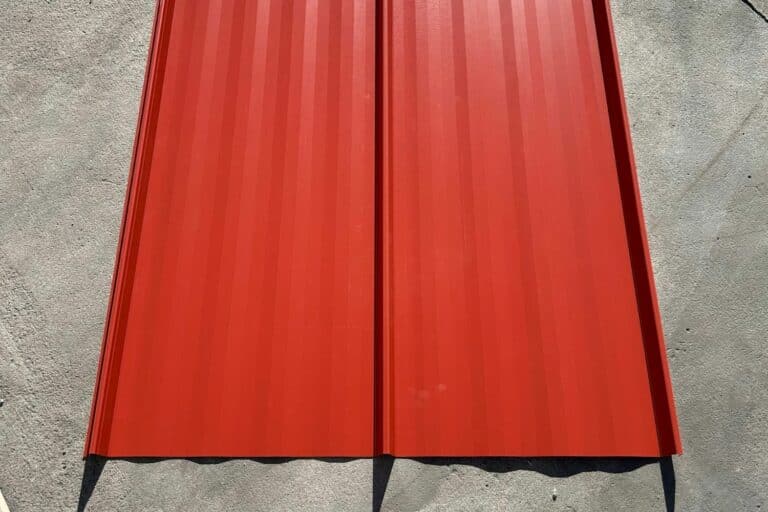 red high rib metal roofing types for shop buildings in fountain co