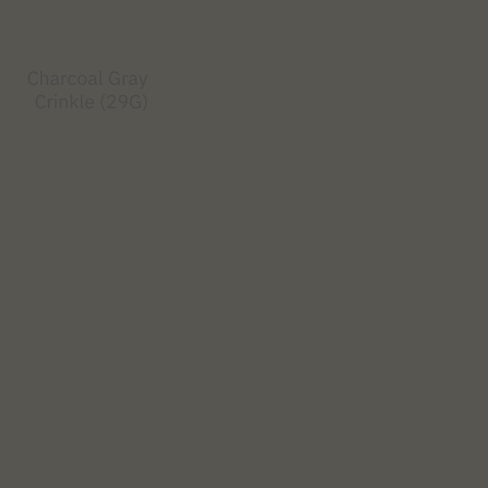 Charcoal Gray Crinkle color for 2 1/4" corrugated panel