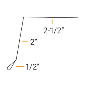 Eave trim profile