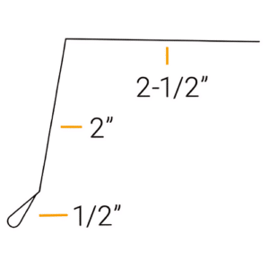 Eave trim profile