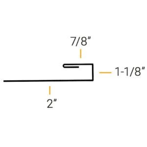 J-Channel trim profile