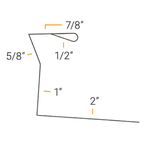J-Channel Top trim profile