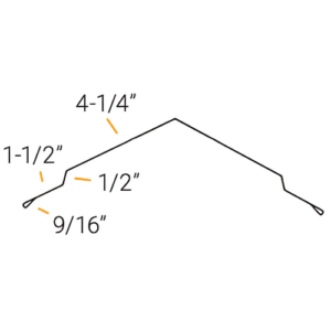 Ridge Cap trim profile