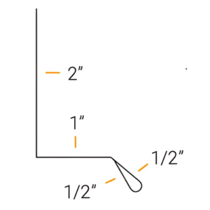 Window Drip trim profile