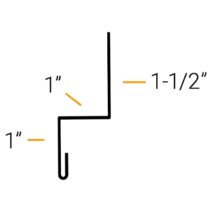 Z-Bar trim profile