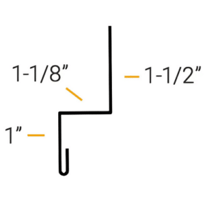 Z Bar trim profile